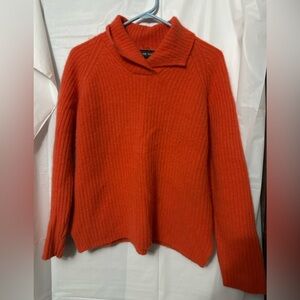 Jeanne Pierre Lambswool Angora Blend Sweater Women’s size Medium – Rust Orange